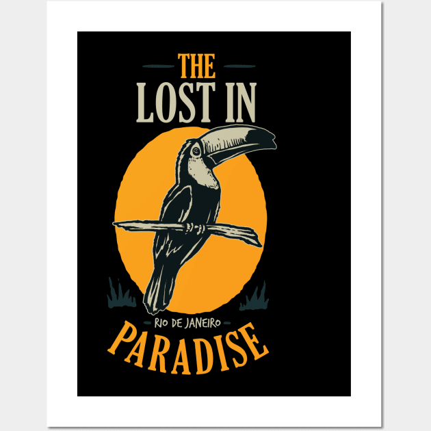 The Lost In Paradise - Toucan Wall Art by Hariolf´s Mega Store